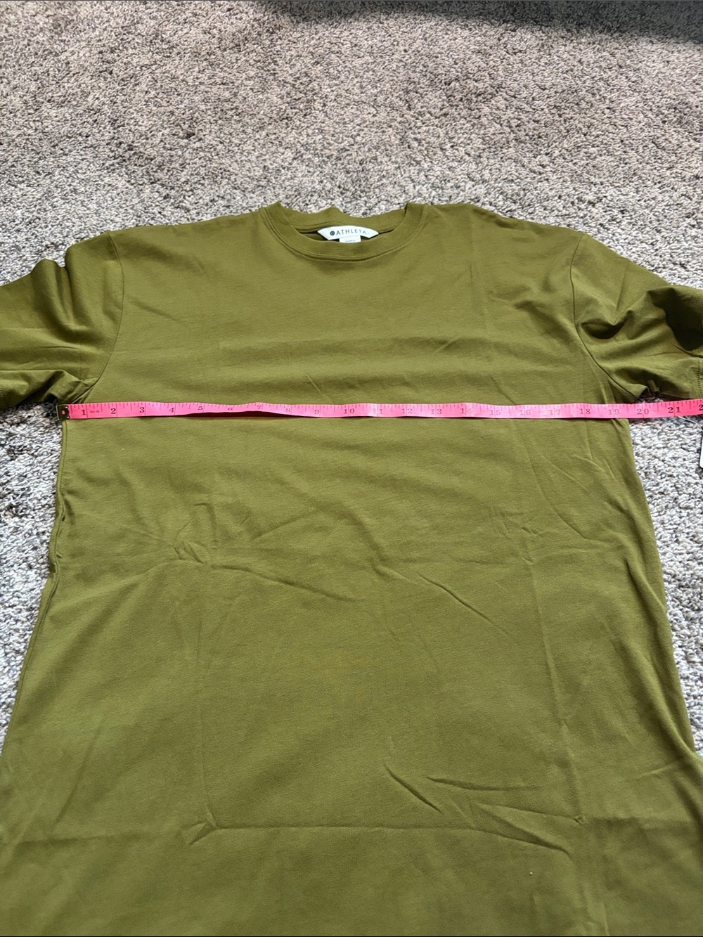 Athleta True Cotton Tee size XS NWT - Picture 4 of 6